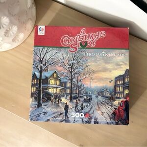 Thomas Kinkade A Christmas Story 300-Piece Jigsaw Puzzle Ceaco